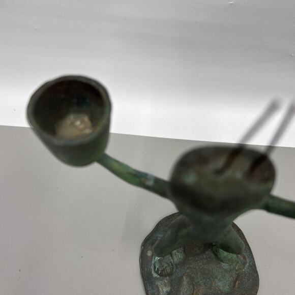 San Pacific International SPI Vintage Alien Candle Sticks Green - Picture 4 of 7